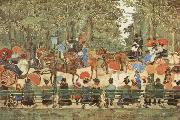Maurice Prendergast Central Park France oil painting artist